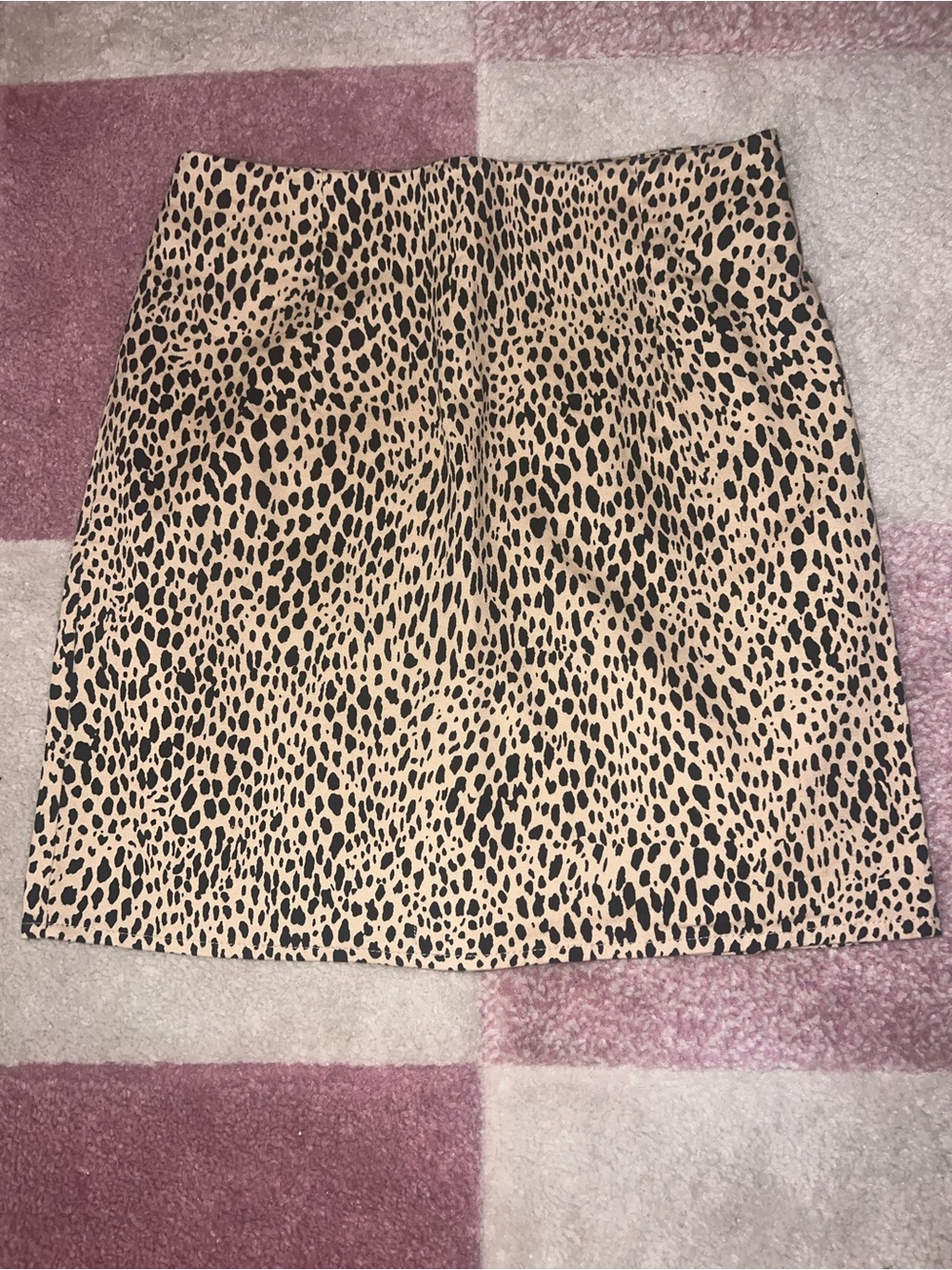 Brandy Melville A-Line animal print mini Skirt